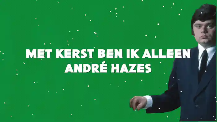 Met Kerst Ben Ik Alleen (Lyric Video)