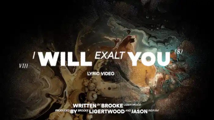 I Will Exalt You (Lyric Video)