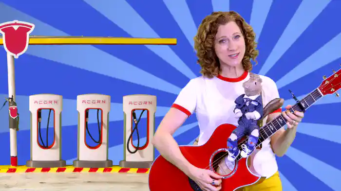 Chipmunk At The Gas Pump