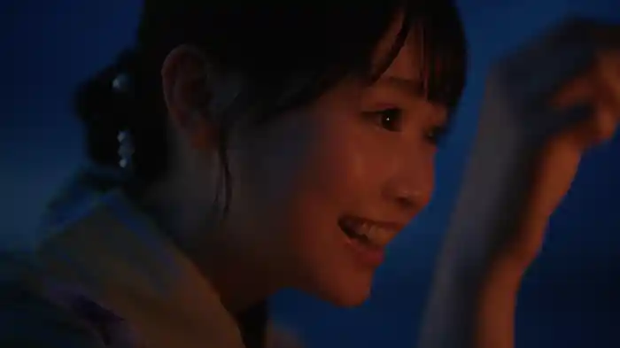花火が瞬いて