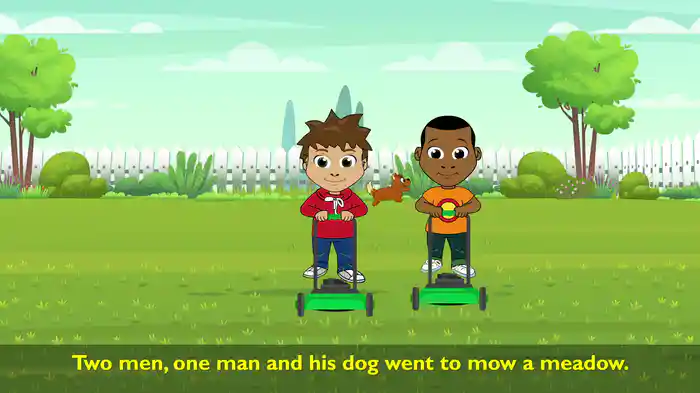 One Man Went to Mow (Lyric Video)