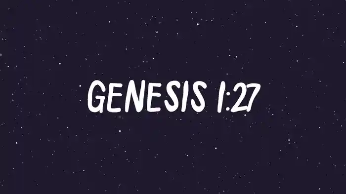 Genesis 1:27 (Lyric Video)
