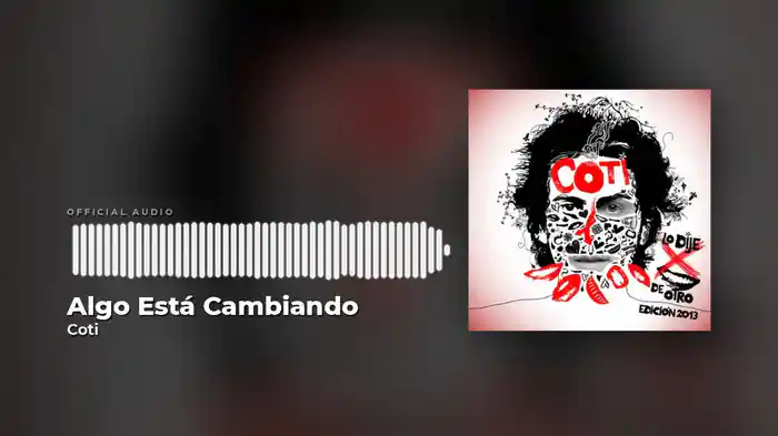 Algo Está Cambiando (Audio)
