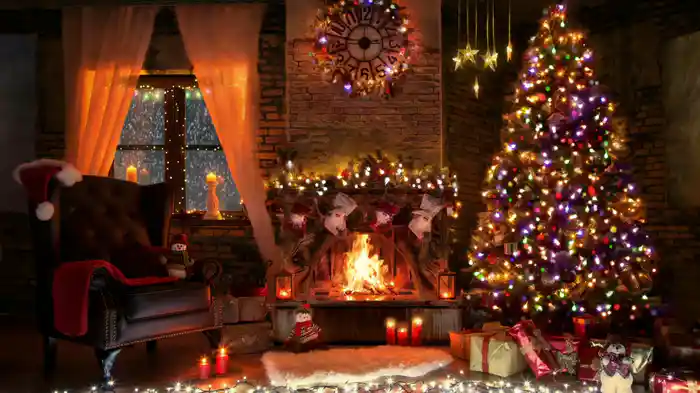 What Are You Doing New Year's Eve? (Cozy Holiday Fireplace)