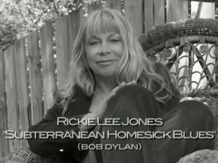 Subterranean Homesick Blues featuring Rickie Lee Jones (w/Chyron)