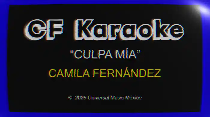 Culpa Mía (Karaoke)