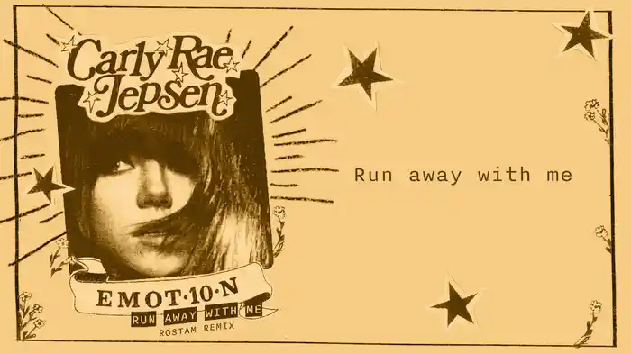 Run Away With Me (Rostam Remix / Lyric Video)