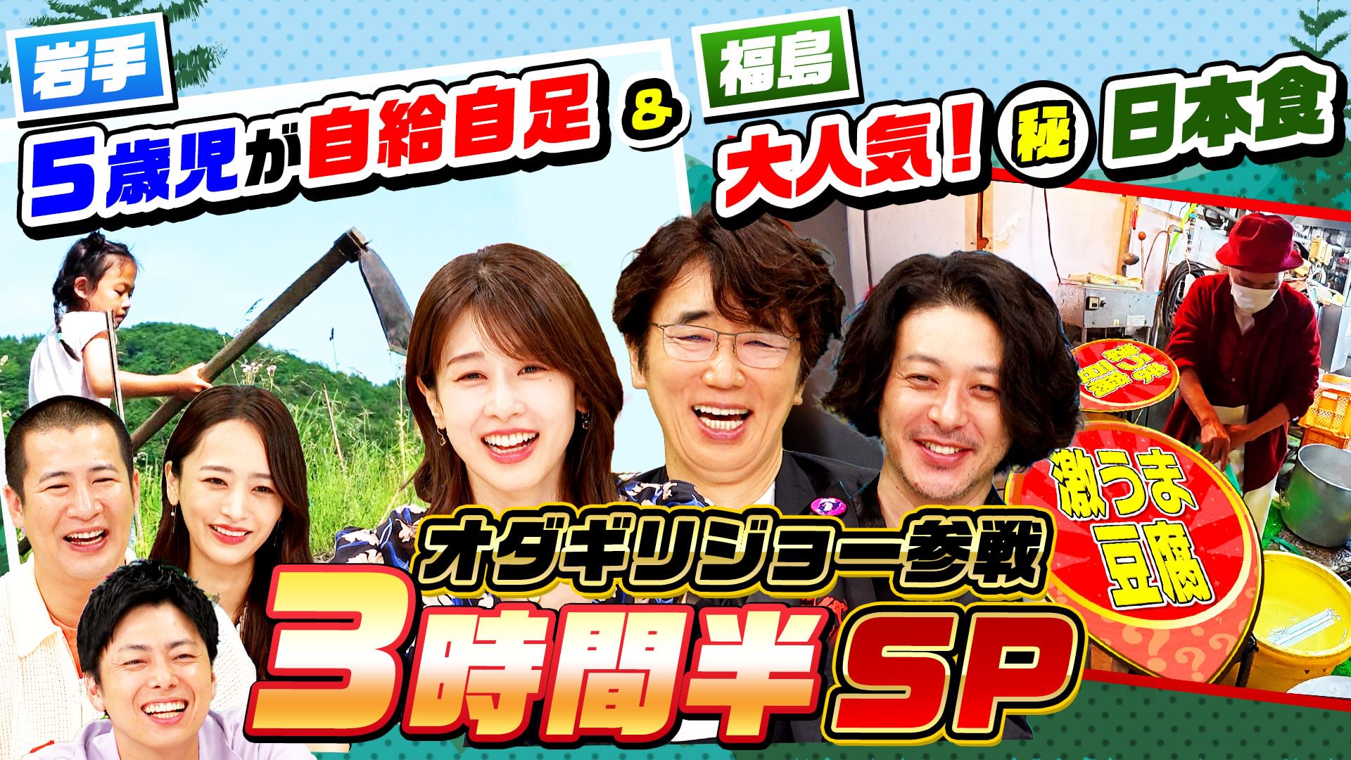 「日本縦断！秘境人探し…山道3km元気に歩く(秘)97歳」3時間半SP