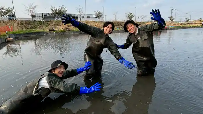 第156回 アンジャッシュ児嶋 レンコン400個収穫＆種植え