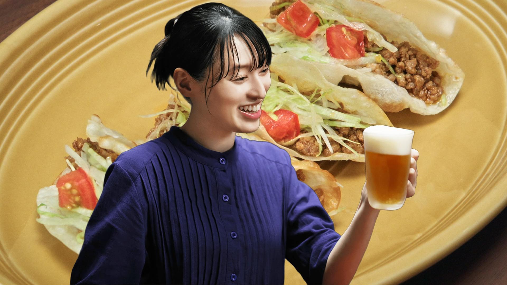 「餃子の皮タコス」