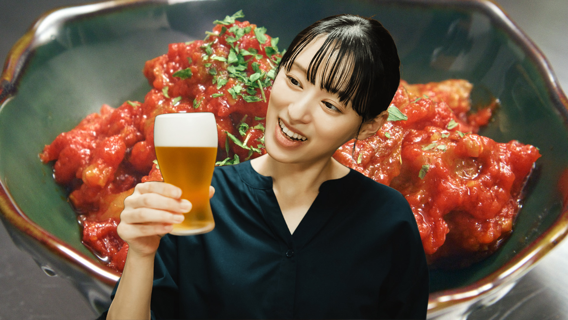 「おでん牛すじのトマト煮込み」