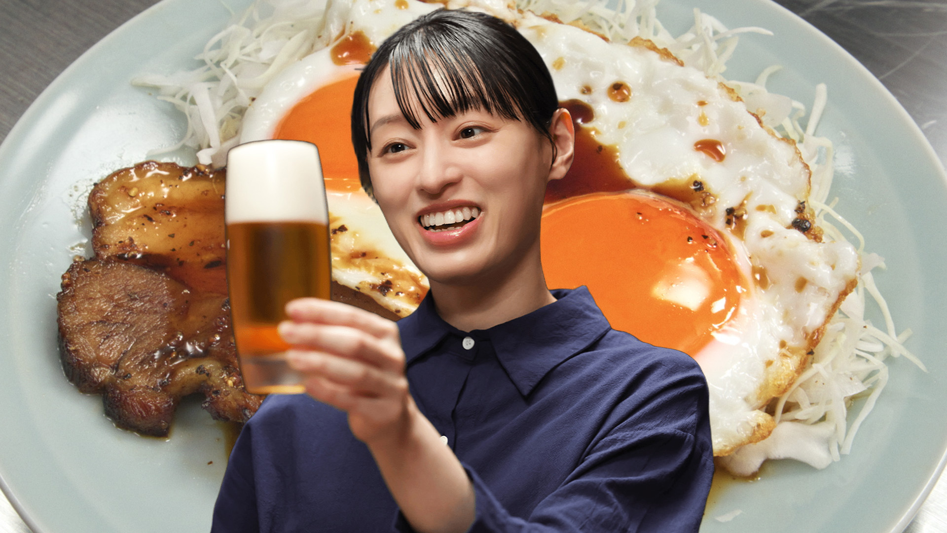 「チャーシューエッグ」