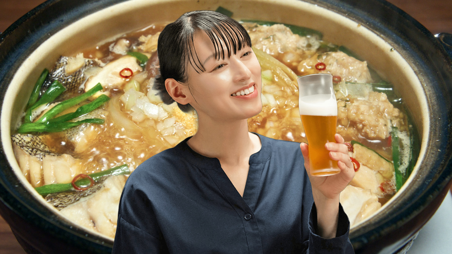 「玉ねぎ生姜ちゃんこ」