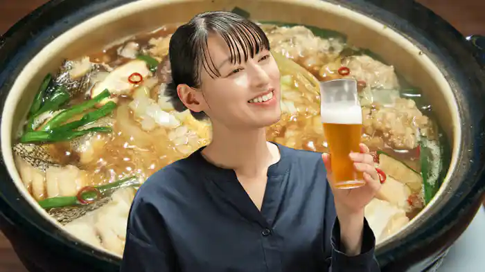 「玉ねぎ生姜ちゃんこ」