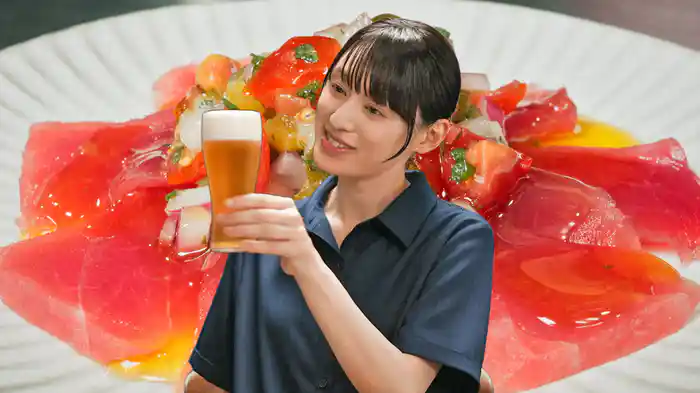 「メバチマグロのサルサカルパッチョ」
