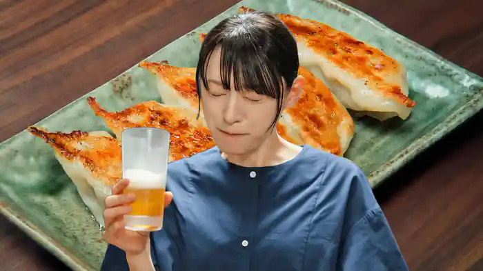 「白菜の漬物餃子」