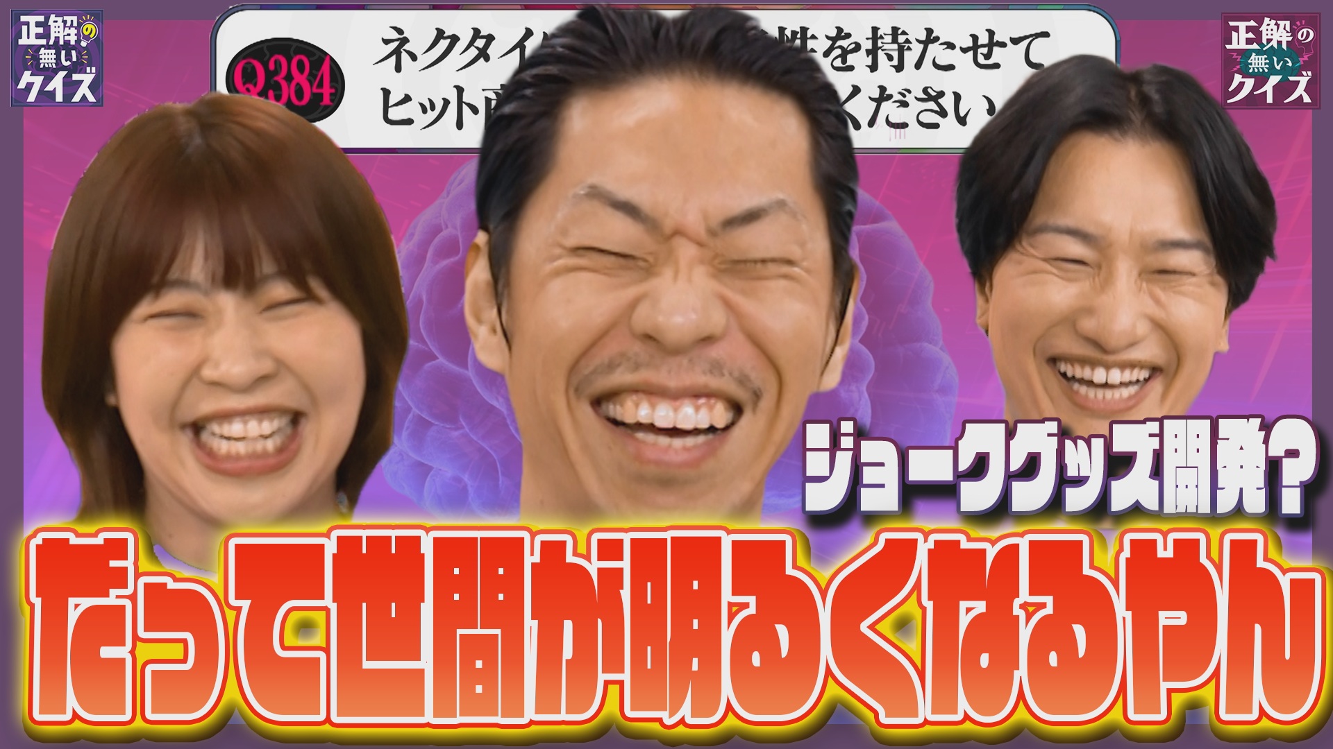 【Q384】ネクタイに何か機能性を持たせてヒット商品を生み出してください。