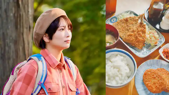 御岳山 はらしま食堂 あじフライ定食