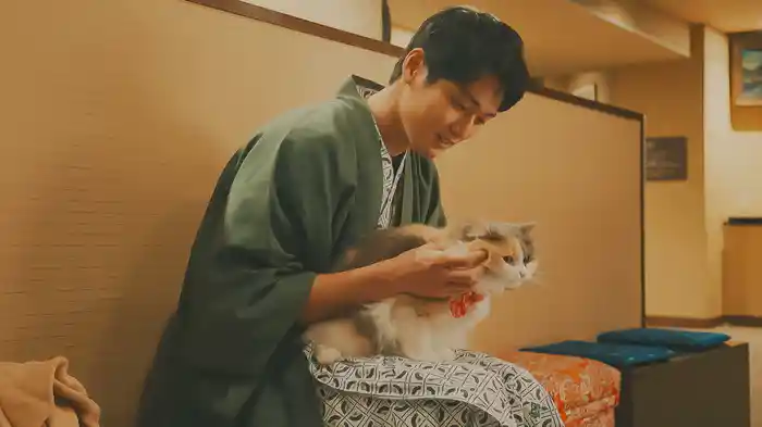 「冬の富士と猫と初恋」