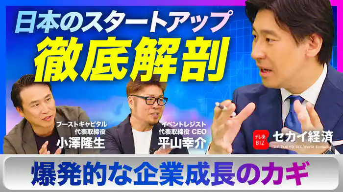 日本の起業家には◯◯が足りない?爆発的な企業成長のカギを紐解く!【セカイ経済】(2024.12.24)