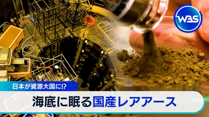 日本が資源大国に!?海底に眠る国産レアアース【WBSクロス】(2025.8.13)