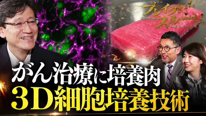 「がん治療」と「牛肉製造」に挑む３D細胞培養技術