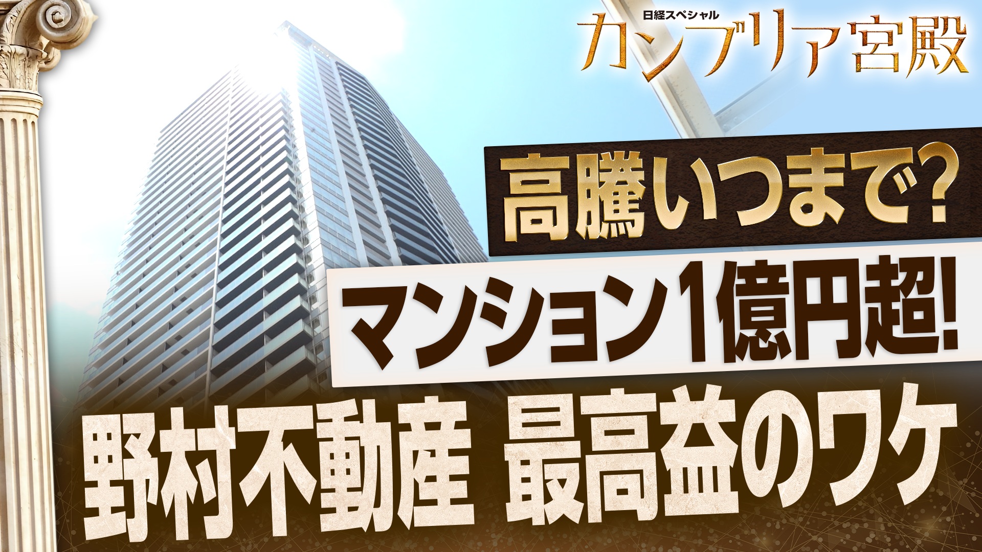 マンションだけじゃない！ 野村不動産 驚きの戦略