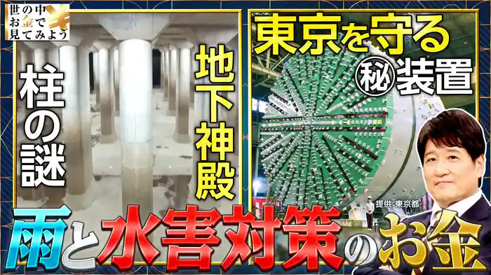 日本の雨と水害対策をお金で見てみよう