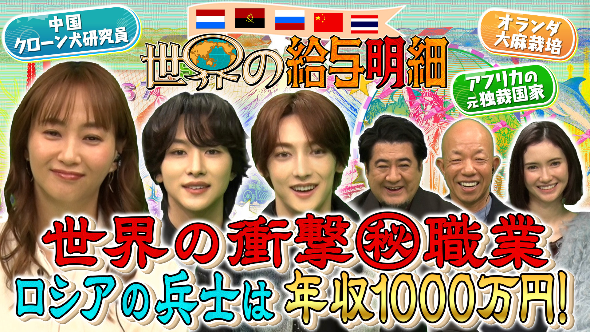 MC ミキティ！ROIROM(ロイロム)登場！あなたの給料いくら？と世界中で大調査！衝撃(秘)お金事情!!