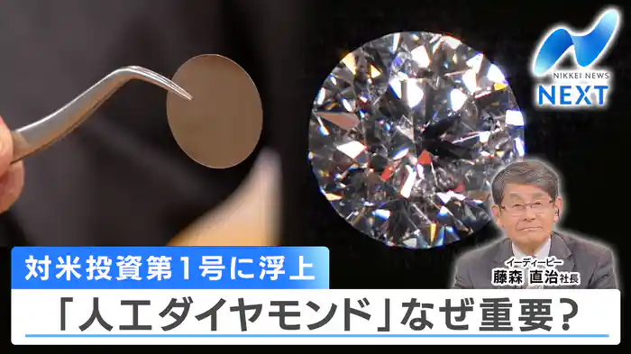日経平均最高値更新のワケ？/対米投資第1号は人工ダイヤ？その重要性