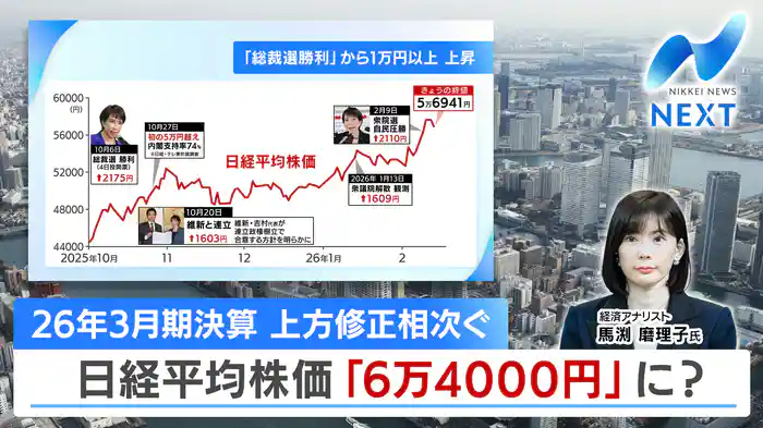 日経平均どこまで上昇？上方修正が相次ぐ個別企業決算を読み解く