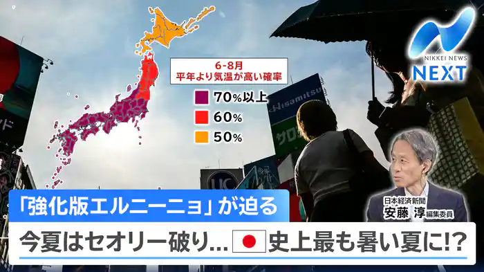 異常気象と中東情勢・今夏をどう乗り切る/日経平均初の6万5000円台