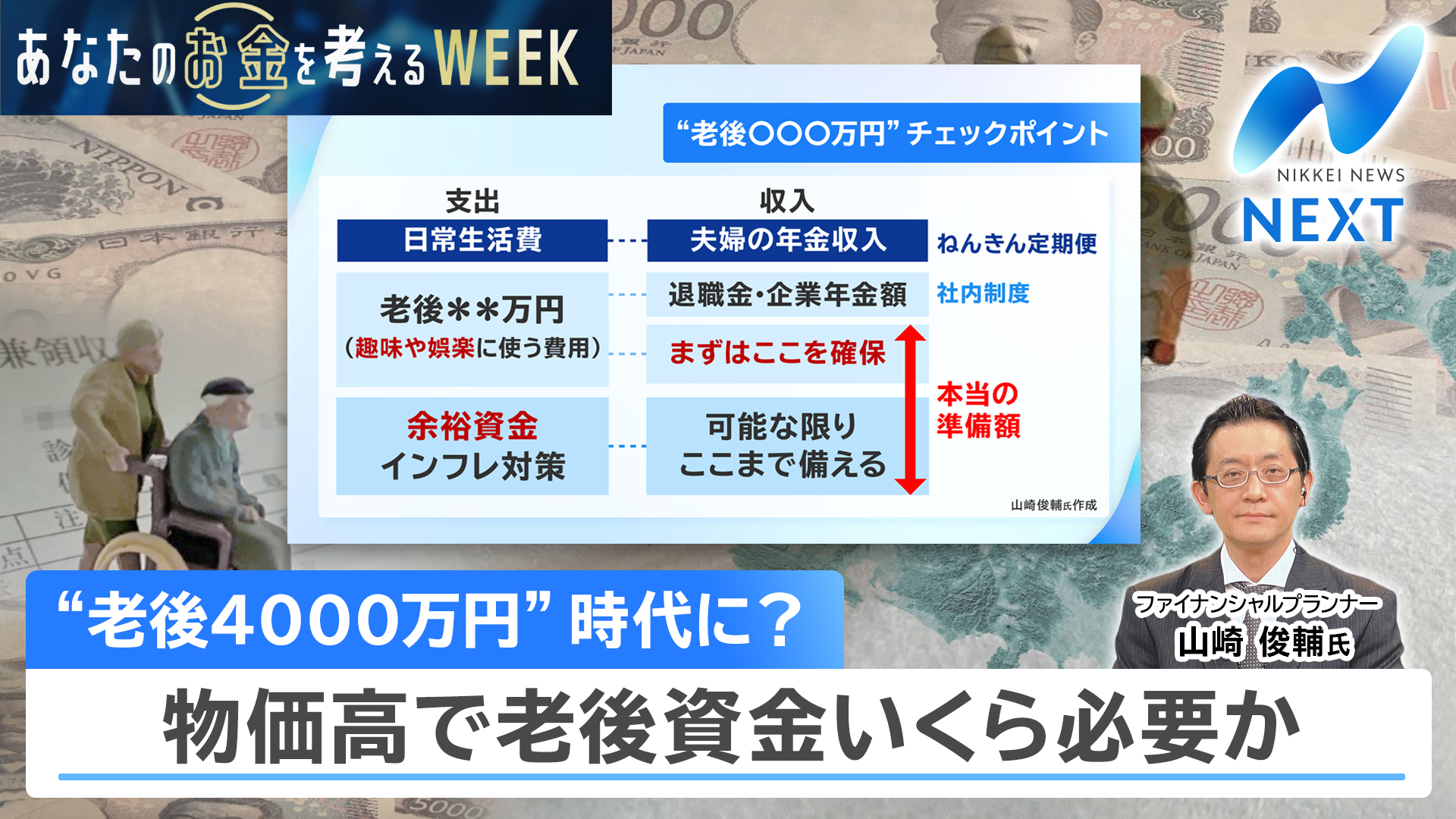 完全引退品！※金額要相談！！ NIKKEI NEWS NEXT 7月10日放送 インフレ直撃で老後資金が激変！4000万