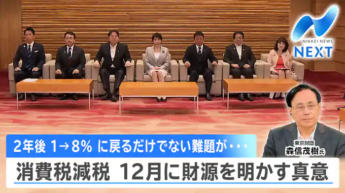 財源を探せ!消費減税の税制大綱を決定/金利上昇で株価は?