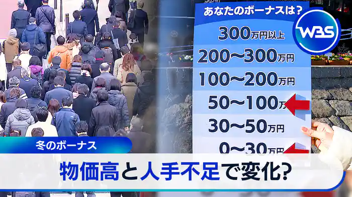 “冬のボーナス”物価高と人手不足で変化の兆し？