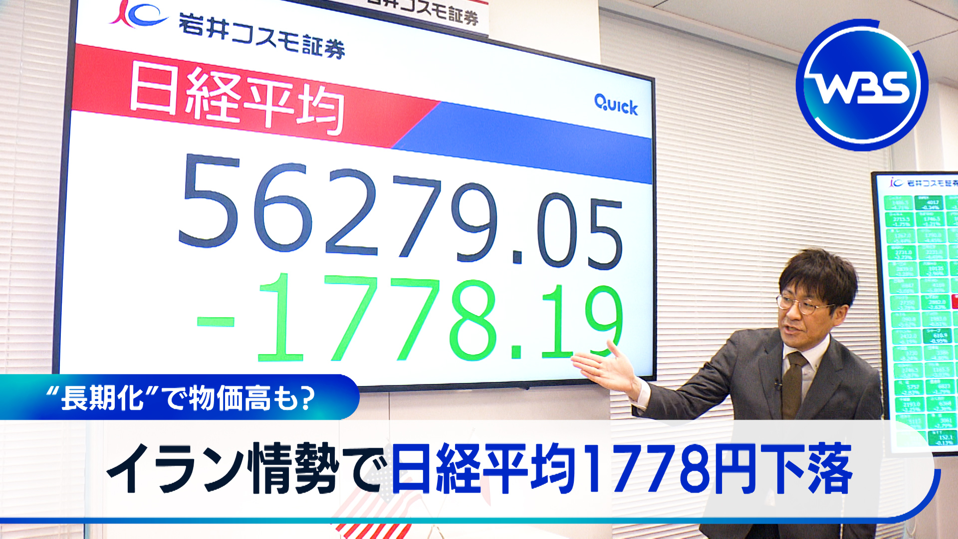日経平均1778円安！イラン情勢で物価は▽料理宅配撤退の裏▽ニデック会見速報