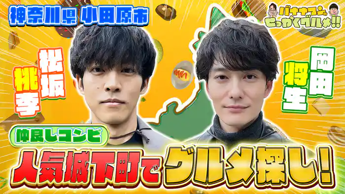 #228SP 腹ペコ松坂桃李さん&岡田将生さんが梅が咲き誇る城下町・神奈川県小田原市でグルメ探し!