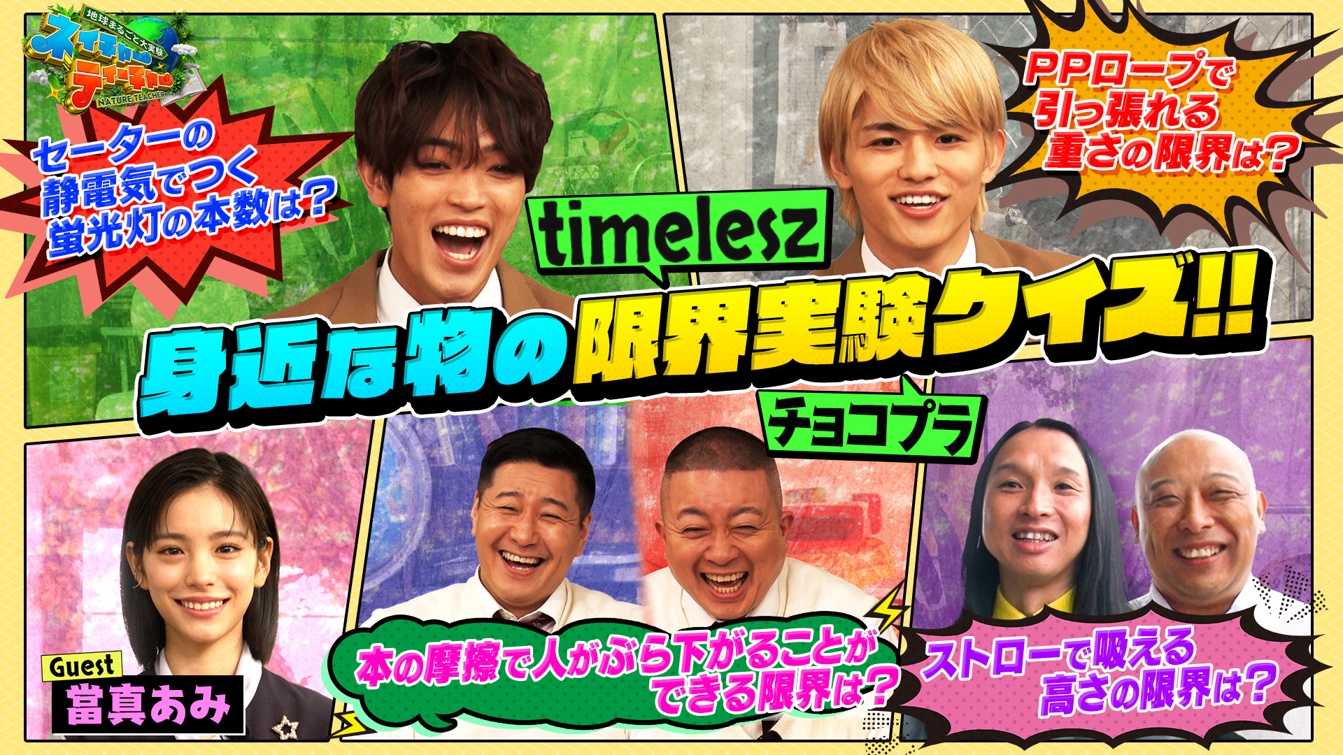 身近な物に関する「物の限界」を体を張って大検証！