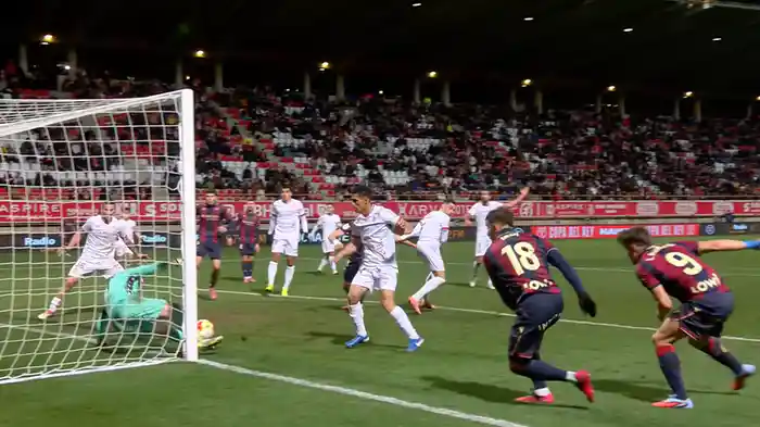 3回戦 クルトゥラル・レオネサ(2部) v レバンテ 12/18[コパ・デル・レイ] マッチハイライト