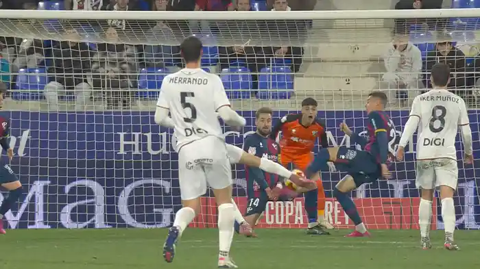 3回戦 ウエスカ(2部) v オサスナ 12/18[コパ・デル・レイ] マッチハイライト