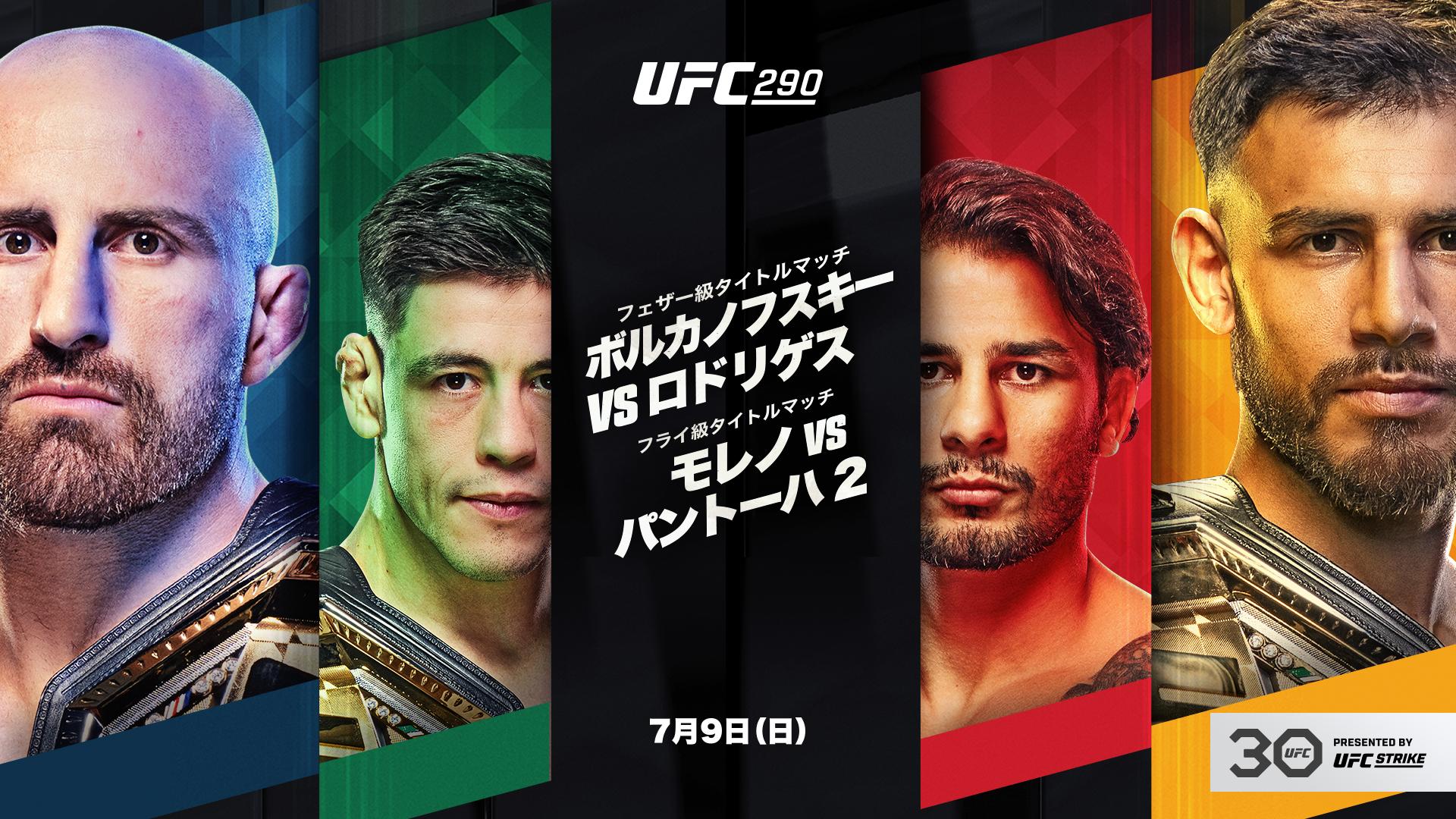 UFC 290：ボルカノフスキー vs. ロドリゲスのサムネイル画像