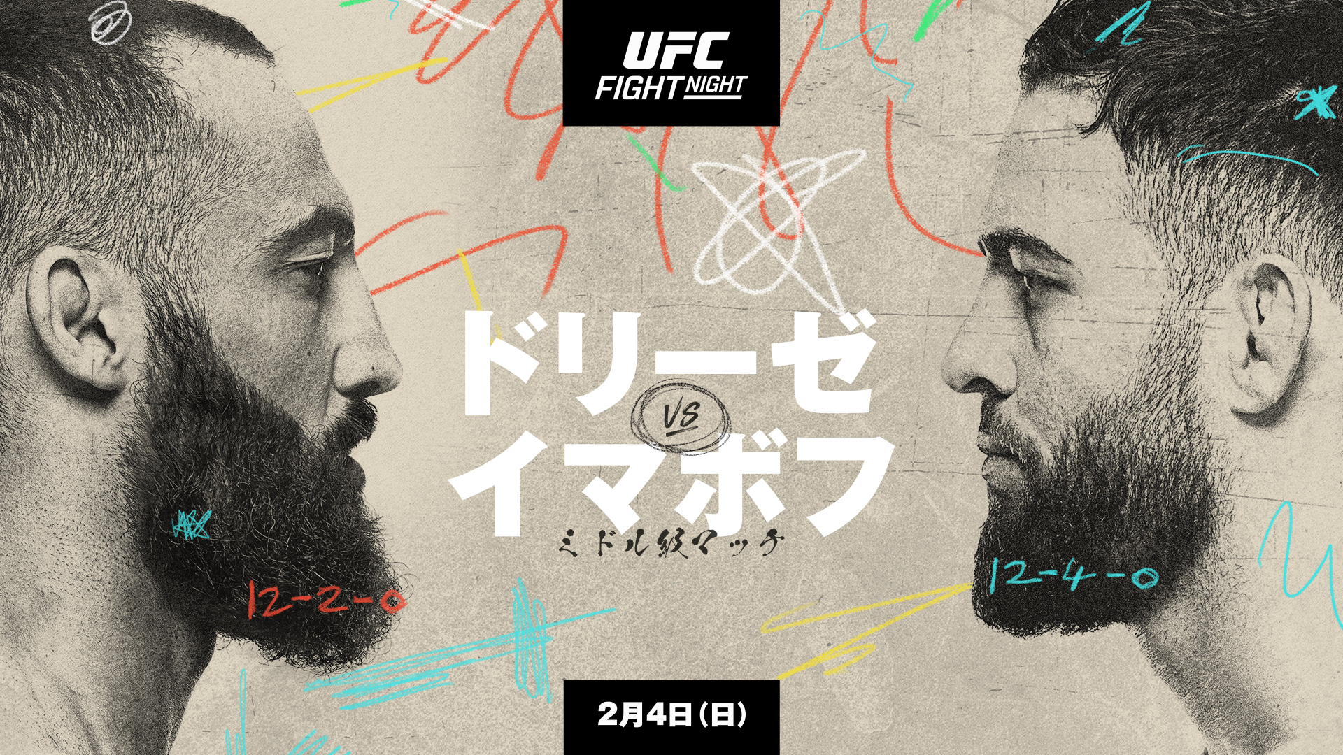 UFCファイトナイト・ラスベガス85：ドリーゼ vs. イマボフのサムネイル画像